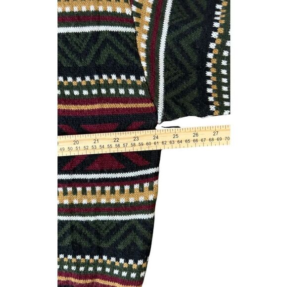 Womens Sweater Bohemian Knit Pullover Size 2XL‎ Multicolor Tribal Aztec Retro - Picture 8 of 9